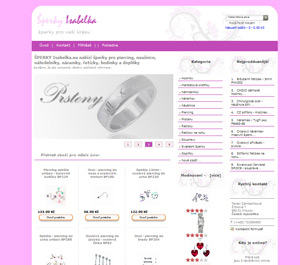&Scaron;perky Isabelka.eu - prsteny, nau&scaron;nice, řet&iacute;zky, hodinky
